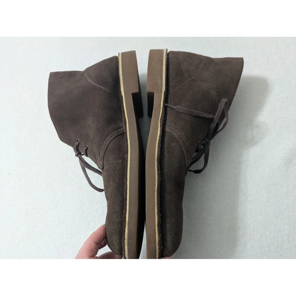 Clarks Originals Desert Boot Men's Brown Suede Chukka Boots Size 10M Ankle Laces